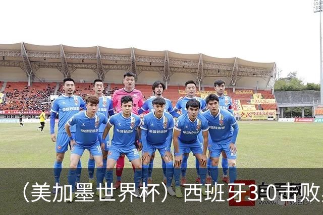 （美加墨世界杯）西班牙3:0击败奥地利 本届世界杯保持零失球